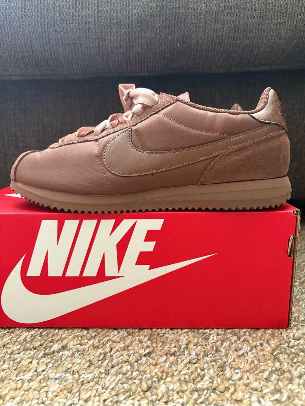 Nike Women's Athletic Shoes in Taupe Brown
